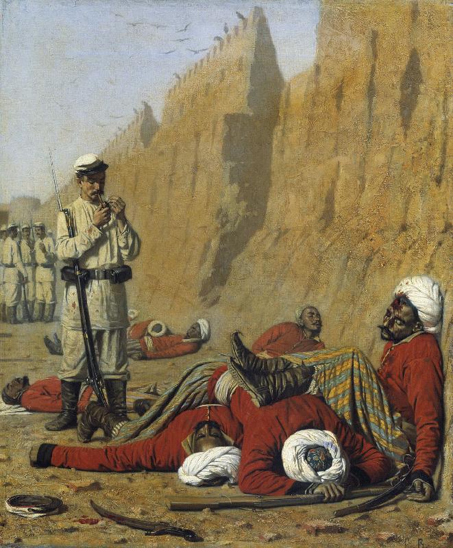 Vasily Vereshchagin After the failure of china oil painting image